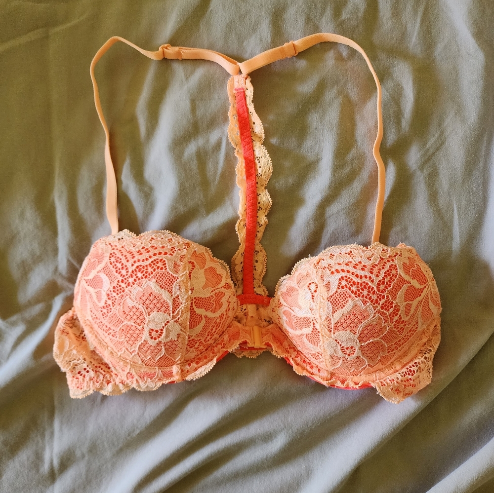 Pink by Victoria's Secret Racer back bra